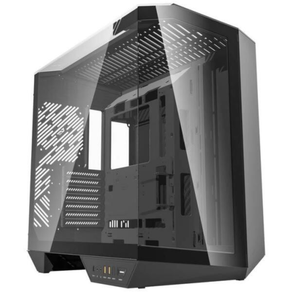 Darkflash DY470 számítógépház (fekete) (DY470 BLACK NO FANS)